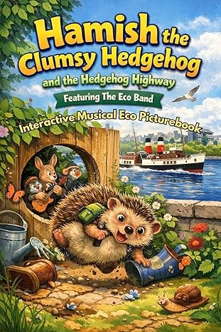 Hamish the Clumsy Hedgehog and the Hedgehog Highway. Adventures Along the River Clyde. Featuring The Eco Band.