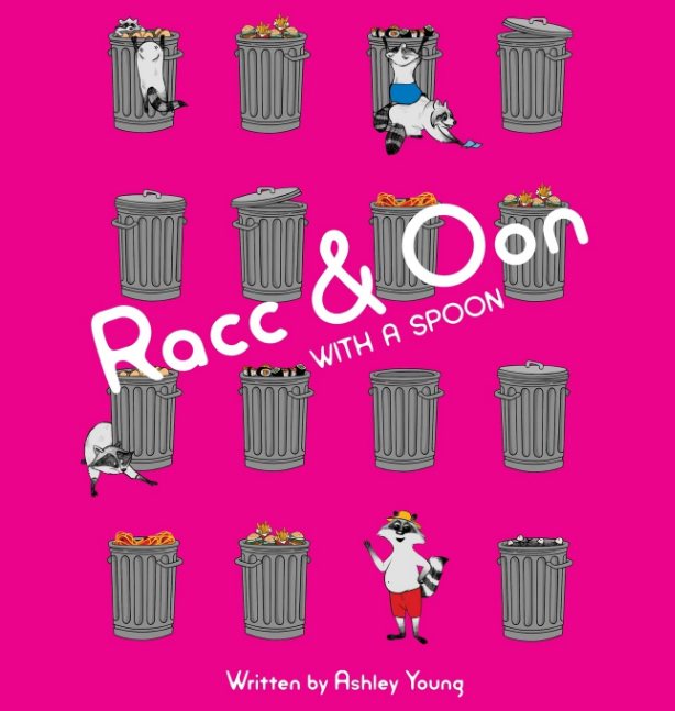 Racc & Oon: with a spoon coloring book